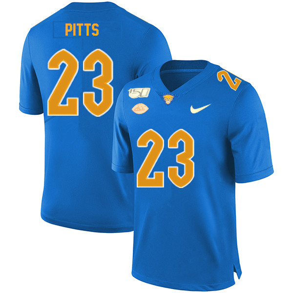 2019 Men #23 Lafayette Pitts Pitt Panthers College Football Jerseys Sale-Royal - Click Image to Close